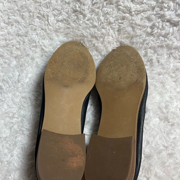 Susina soft Black Leather slip on Loafers shoes almond toe size 13M - Picture 7 of 8